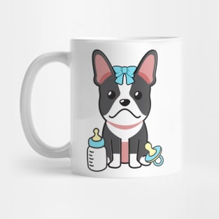 Cute french bulldog is a baby Mug